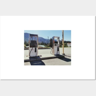 Historic old abandoned gas station in Hedley, BC, Canada. Posters and Art